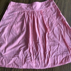 JCrew Coral Midi Skirt